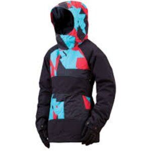 Women's Tabor Print Bonfire Snowboarding Jacket